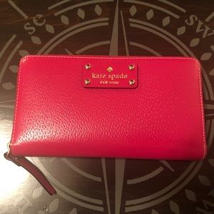 Kate Spade Hot Pink Wallet